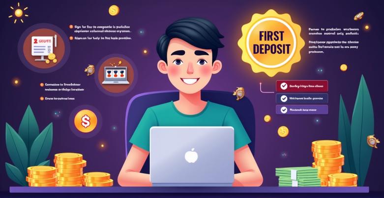 Online Casino 100% First Deposit Bonus